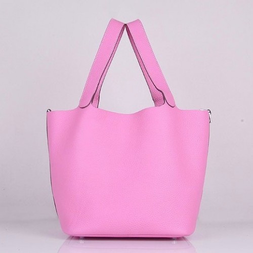 Hermes Picotin Lock Bag In Pink Leather