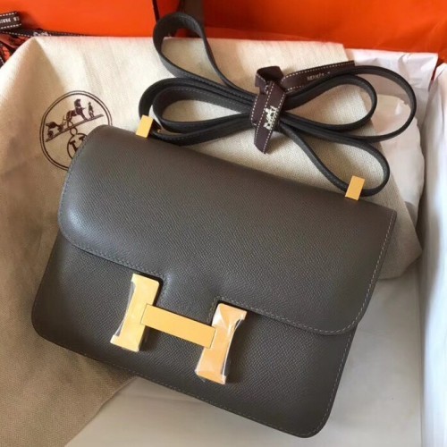 Replica Hermes Epsom Constance 24cm Ardoise Handmade Bag