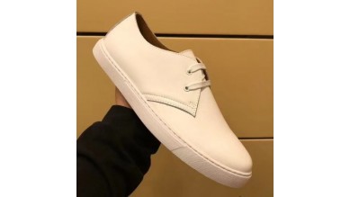 Hermes One Sneaker In White Leather