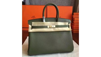Hermes Canopee Clemence Birkin 35cm Handmade Bag